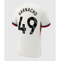 Strój piłkarski Chelsea Alejandro Garnacho #49 Koszulka Wyjazdowej 2025-26 Krótki Rękaw