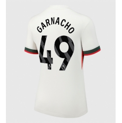 Strój piłkarski Chelsea Alejandro Garnacho #49 Koszulka Wyjazdowej damskie 2025-26 Krótki Rękaw