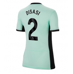 Strój piłkarski Chelsea Axel Disasi #2 Koszulka Trzeciej damskie 2023-24 Krótki Rękaw
