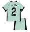 Strój piłkarski Chelsea Axel Disasi #2 Koszulka Trzeciej dziecięce 2023-24 Krótki Rękaw (+ Krótkie spodenki)