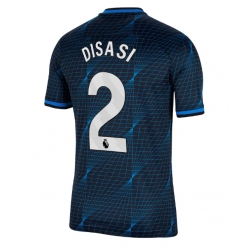 Strój piłkarski Chelsea Axel Disasi #2 Koszulka Wyjazdowej 2023-24 Krótki Rękaw