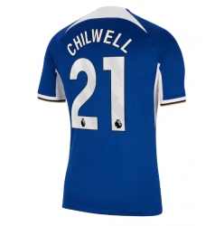 Strój piłkarski Chelsea Ben Chilwell #21 Koszulka Podstawowej 2023-24 Krótki Rękaw