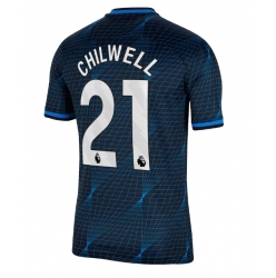 Strój piłkarski Chelsea Ben Chilwell #21 Koszulka Wyjazdowej 2023-24 Krótki Rękaw