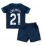 Strój piłkarski Chelsea Ben Chilwell #21 Koszulka Wyjazdowej dziecięce 2023-24 Krótki Rękaw (+ Krótkie spodenki)
