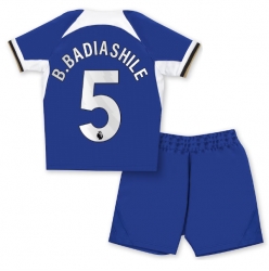 Strój piłkarski Chelsea Benoit Badiashile #5 Koszulka Podstawowej dziecięce 2023-24 Krótki Rękaw (+ Krótkie spodenki)