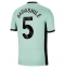 Strój piłkarski Chelsea Benoit Badiashile #5 Koszulka Trzeciej 2023-24 Krótki Rękaw