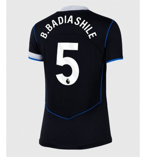 Strój piłkarski Chelsea Benoit Badiashile #5 Koszulka Trzeciej damskie 2025-26 Krótki Rękaw Strój piłkarski Chelsea Benoit Badiashile #5 Koszulka Trzeciej damskie 2025-26 Krótki Rękaw