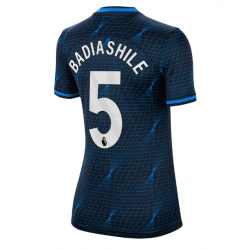 Strój piłkarski Chelsea Benoit Badiashile #5 Koszulka Wyjazdowej damskie 2023-24 Krótki Rękaw