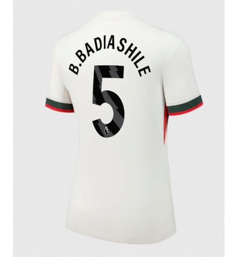 Strój piłkarski Chelsea Benoit Badiashile #5 Koszulka Wyjazdowej damskie 2025-26 Krótki Rękaw Strój piłkarski Chelsea Benoit Badiashile #5 Koszulka Wyjazdowej damskie 2025-26 Krótki Rękaw