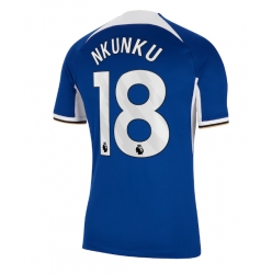 Strój piłkarski Chelsea Christopher Nkunku #18 Koszulka Podstawowej 2023-24 Krótki Rękaw