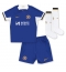 Strój piłkarski Chelsea Christopher Nkunku #18 Koszulka Podstawowej dziecięce 2023-24 Krótki Rękaw (+ Krótkie spodenki)
