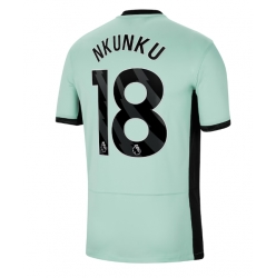 Strój piłkarski Chelsea Christopher Nkunku #18 Koszulka Trzeciej 2023-24 Krótki Rękaw