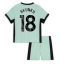 Strój piłkarski Chelsea Christopher Nkunku #18 Koszulka Trzeciej dziecięce 2023-24 Krótki Rękaw (+ Krótkie spodenki)