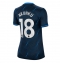 Strój piłkarski Chelsea Christopher Nkunku #18 Koszulka Wyjazdowej damskie 2023-24 Krótki Rękaw