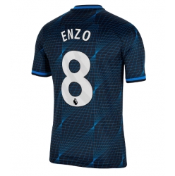 Strój piłkarski Chelsea Enzo Fernandez #8 Koszulka Wyjazdowej 2023-24 Krótki Rękaw
