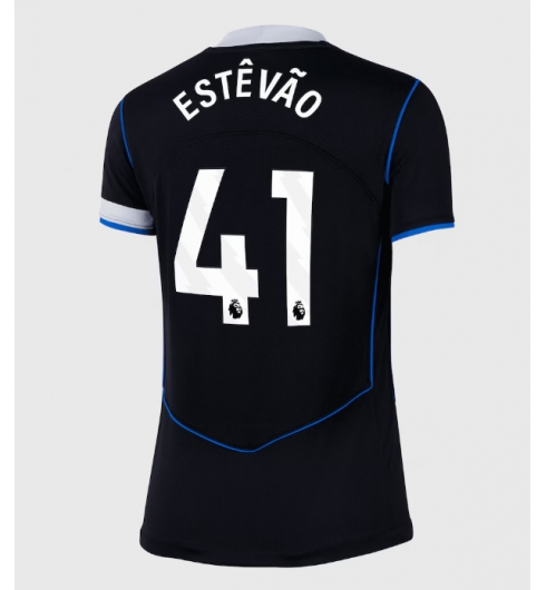 Strój piłkarski Chelsea Estevao Willian #41 Koszulka Trzeciej damskie 2025-26 Krótki Rękaw Strój piłkarski Chelsea Estevao Willian #41 Koszulka Trzeciej damskie 2025-26 Krótki Rękaw