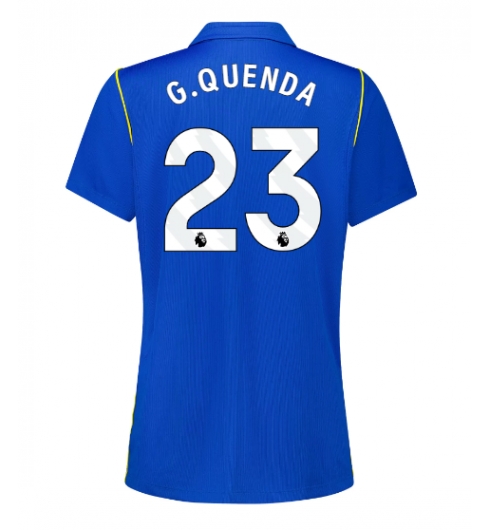 Strój piłkarski Chelsea Geovany Quenda #23 Koszulka Podstawowej damskie 2026-27 Krótki Rękaw Strój piłkarski Chelsea Geovany Quenda #23 Koszulka Podstawowej damskie 2026-27 Krótki Rękaw