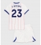 Strój piłkarski Chelsea Geovany Quenda #23 Koszulka Trzeciej dziecięce 2026-27 Krótki Rękaw (+ Krótkie spodenki)