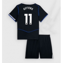 Strój piłkarski Chelsea Jamie Gittens #11 Koszulka Trzeciej dziecięce 2025-26 Krótki Rękaw (+ Krótkie spodenki)