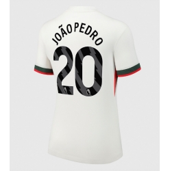 Strój piłkarski Chelsea Joao Pedro #20 Koszulka Wyjazdowej damskie 2025-26 Krótki Rękaw