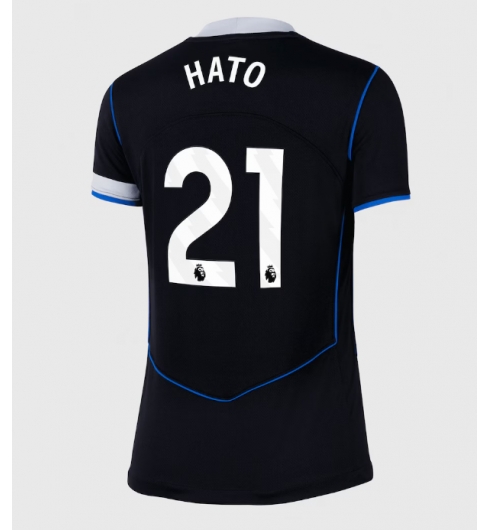 Strój piłkarski Chelsea Jorrel Hato #21 Koszulka Trzeciej damskie 2025-26 Krótki Rękaw Strój piłkarski Chelsea Jorrel Hato #21 Koszulka Trzeciej damskie 2025-26 Krótki Rękaw