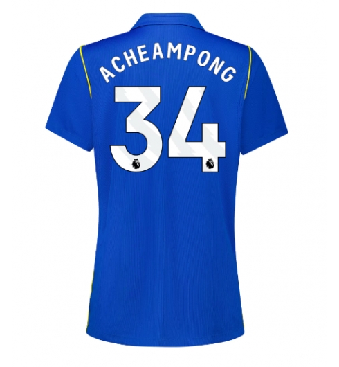 Strój piłkarski Chelsea Josh Acheampong #34 Koszulka Podstawowej damskie 2026-27 Krótki Rękaw Strój piłkarski Chelsea Josh Acheampong #34 Koszulka Podstawowej damskie 2026-27 Krótki Rękaw