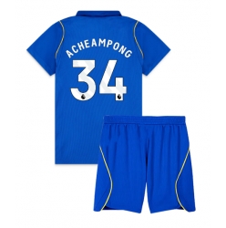 Strój piłkarski Chelsea Josh Acheampong #34 Koszulka Podstawowej dziecięce 2026-27 Krótki Rękaw (+ Krótkie spodenki)