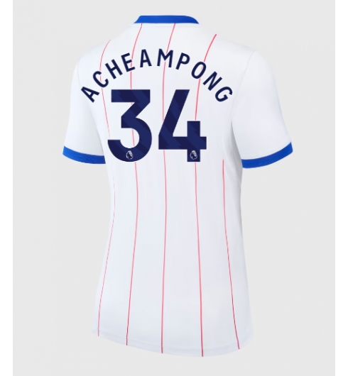 Strój piłkarski Chelsea Josh Acheampong #34 Koszulka Trzeciej damskie 2026-27 Krótki Rękaw Strój piłkarski Chelsea Josh Acheampong #34 Koszulka Trzeciej damskie 2026-27 Krótki Rękaw