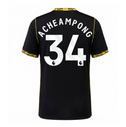 Strój piłkarski Chelsea Josh Acheampong #34 Koszulka Wyjazdowej 2026-27 Krótki Rękaw