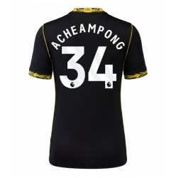 Strój piłkarski Chelsea Josh Acheampong #34 Koszulka Wyjazdowej damskie 2026-27 Krótki Rękaw