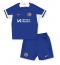 Strój piłkarski Chelsea Koszulka Podstawowej dziecięce 2023-24 Krótki Rękaw (+ Krótkie spodenki)