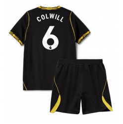 Strój piłkarski Chelsea Levi Colwill #6 Koszulka Wyjazdowej dziecięce 2026-27 Krótki Rękaw (+ Krótkie spodenki)