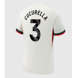 Strój piłkarski Chelsea Marc Cucurella #3 Koszulka Wyjazdowej 2025-26 Krótki Rękaw