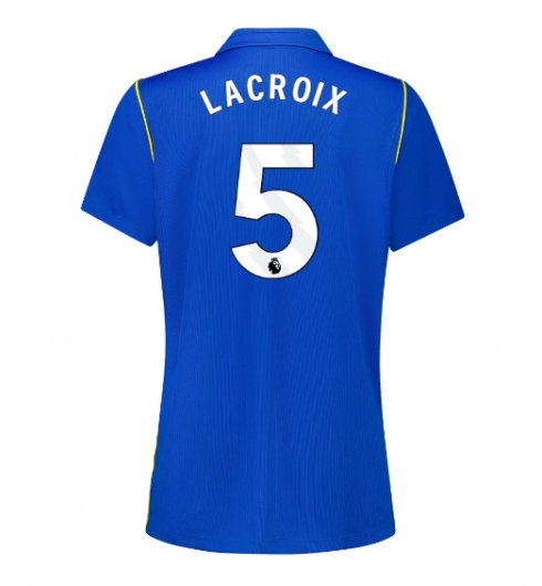 Strój piłkarski Chelsea Maxence Lacroix #5 Koszulka Podstawowej damskie 2026-27 Krótki Rękaw Strój piłkarski Chelsea Maxence Lacroix #5 Koszulka Podstawowej damskie 2026-27 Krótki Rękaw