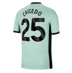 Strój piłkarski Chelsea Moises Caicedo #25 Koszulka Trzeciej 2023-24 Krótki Rękaw