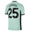 Strój piłkarski Chelsea Moises Caicedo #25 Koszulka Trzeciej 2023-24 Krótki Rękaw