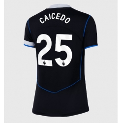 Strój piłkarski Chelsea Moises Caicedo #25 Koszulka Trzeciej damskie 2025-26 Krótki Rękaw