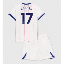 Strój piłkarski Chelsea Morgan Rogers #17 Koszulka Trzeciej dziecięce 2026-27 Krótki Rękaw (+ Krótkie spodenki)