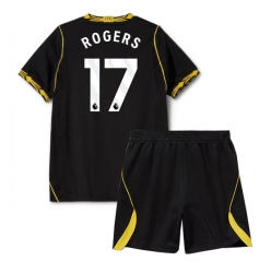 Strój piłkarski Chelsea Morgan Rogers #17 Koszulka Wyjazdowej dziecięce 2026-27 Krótki Rękaw (+ Krótkie spodenki)
