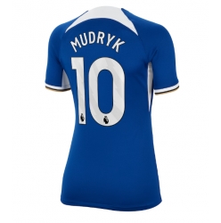 Strój piłkarski Chelsea Mykhailo Mudryk #10 Koszulka Podstawowej damskie 2023-24 Krótki Rękaw
