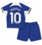 Strój piłkarski Chelsea Mykhailo Mudryk #10 Koszulka Podstawowej dziecięce 2023-24 Krótki Rękaw (+ Krótkie spodenki)