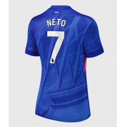 Strój piłkarski Chelsea Pedro Neto #7 Koszulka Podstawowej damskie 2025-26 Krótki Rękaw