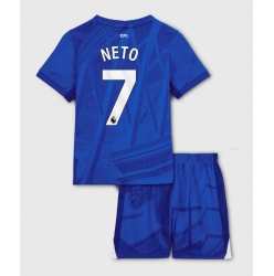 Strój piłkarski Chelsea Pedro Neto #7 Koszulka Podstawowej dziecięce 2025-26 Krótki Rękaw (+ Krótkie spodenki)