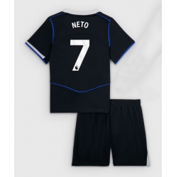 Strój piłkarski Chelsea Pedro Neto #7 Koszulka Trzeciej dziecięce 2025-26 Krótki Rękaw (+ Krótkie spodenki)