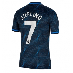 Strój piłkarski Chelsea Raheem Sterling #7 Koszulka Wyjazdowej 2023-24 Krótki Rękaw