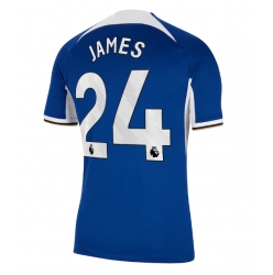Strój piłkarski Chelsea Reece James #24 Koszulka Podstawowej 2023-24 Krótki Rękaw