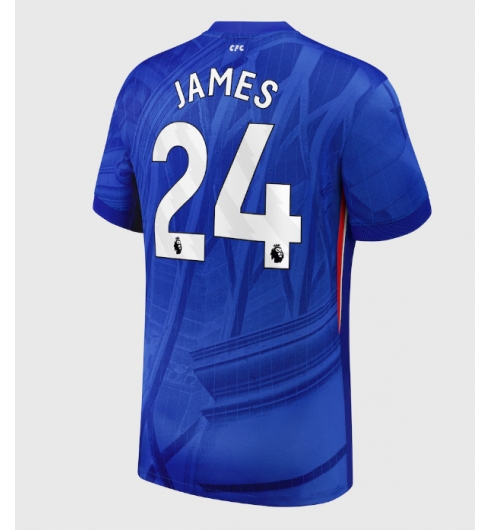 Strój piłkarski Chelsea Reece James #24 Koszulka Podstawowej 2025-26 Krótki Rękaw Strój piłkarski Chelsea Reece James #24 Koszulka Podstawowej 2025-26 Krótki Rękaw