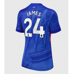 Strój piłkarski Chelsea Reece James #24 Koszulka Podstawowej damskie 2025-26 Krótki Rękaw