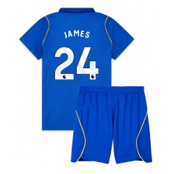 Strój piłkarski Chelsea Reece James #24 Koszulka Podstawowej dziecięce 2026-27 Krótki Rękaw (+ Krótkie spodenki)