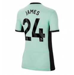Strój piłkarski Chelsea Reece James #24 Koszulka Trzeciej damskie 2023-24 Krótki Rękaw